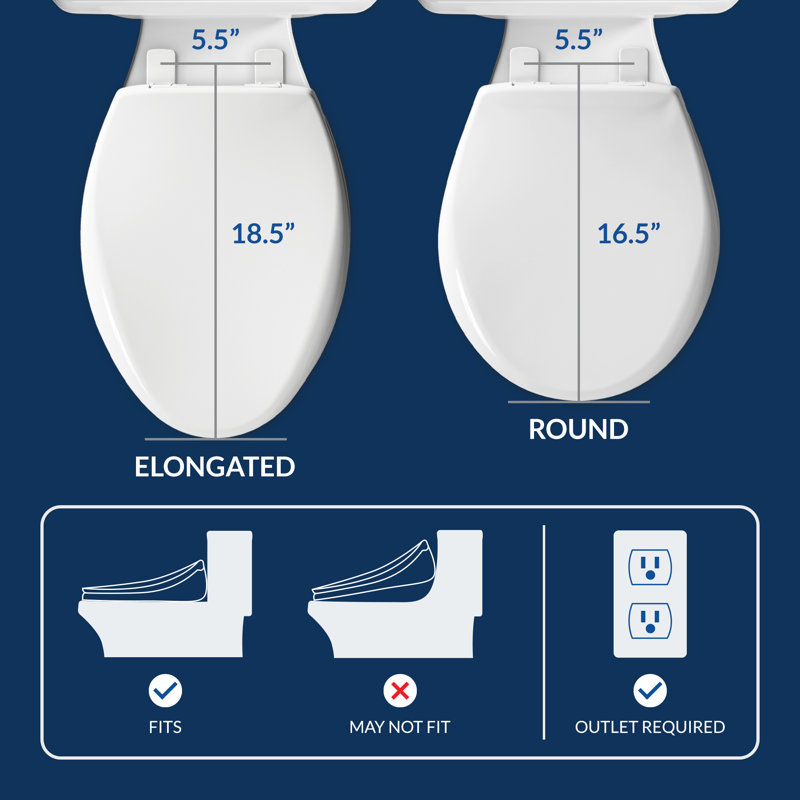 Bio Bidet Toilet Seat Bidet with Faucet & Reviews Wayfair